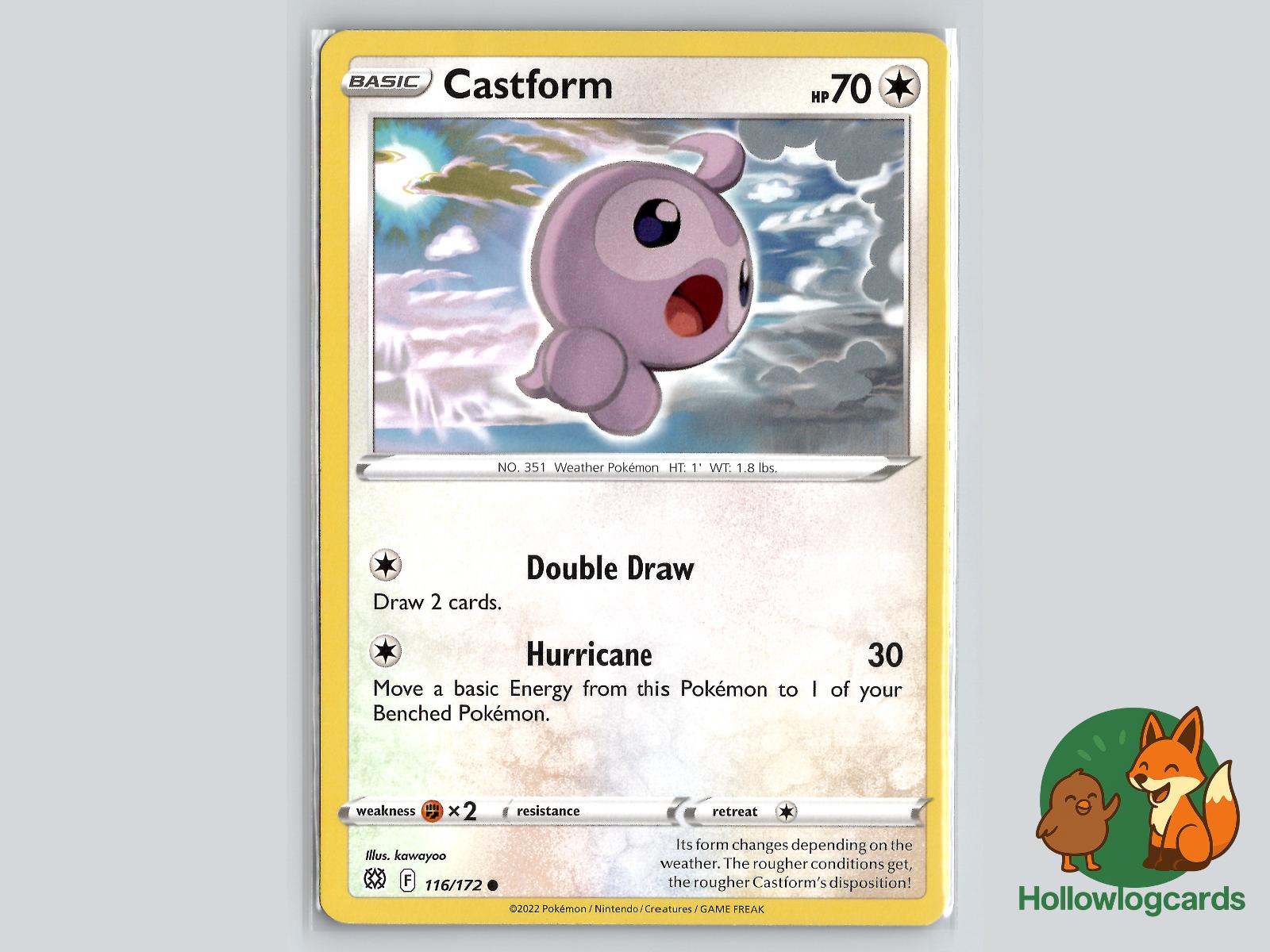 Castform (116/172) - Brilliant Stars Pokémon Card