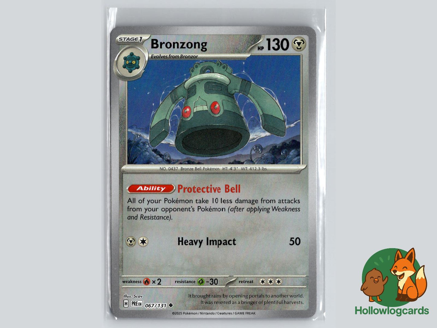 Bronzong (067/131) - Prismatic Evolutions Pokémon Card