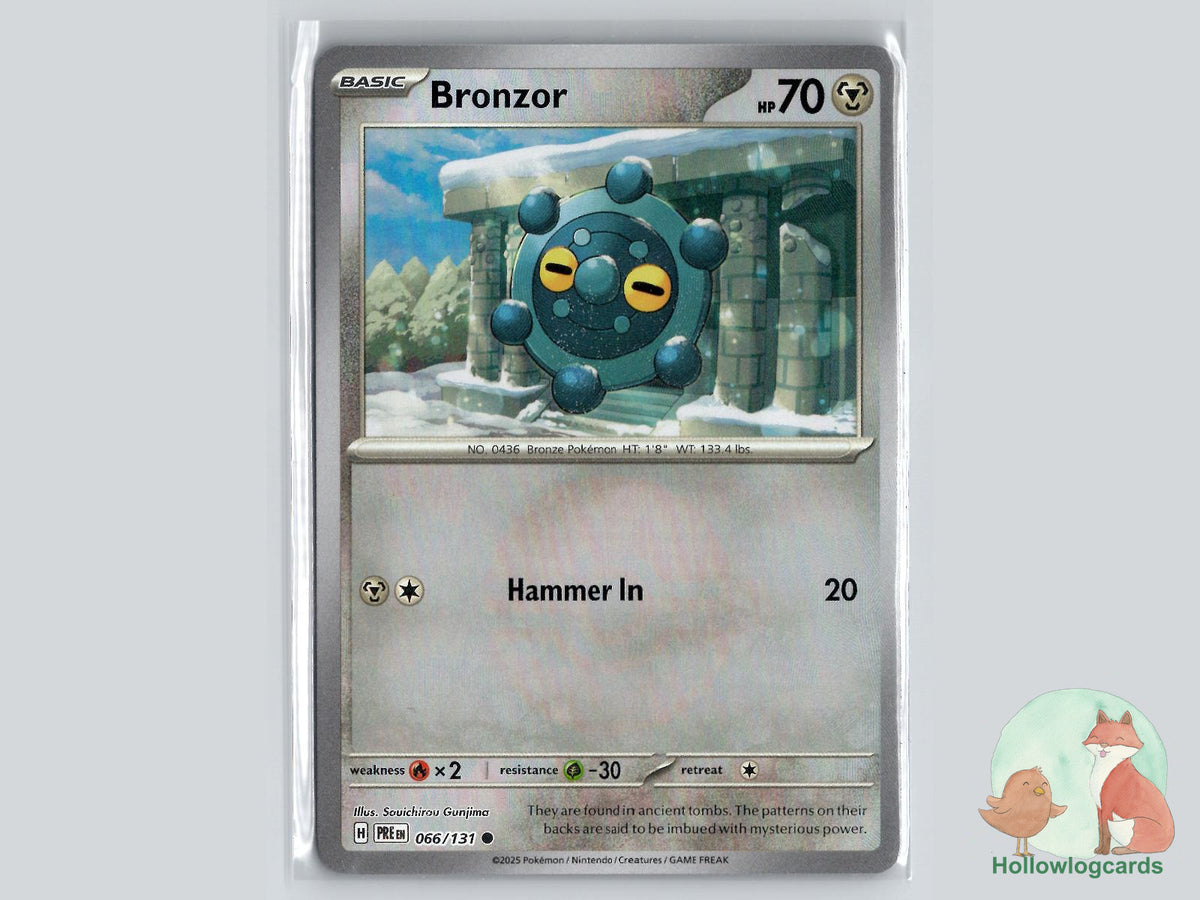 Bronzor (066/131) - Prismatic Evolutions Pokémon Card