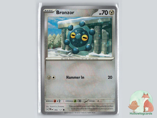 Bronzor (066/131) - Prismatic Evolutions Pokémon Card