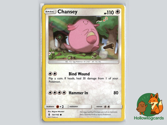 Chansey (101/145) - Guardians Rising Pokémon Card