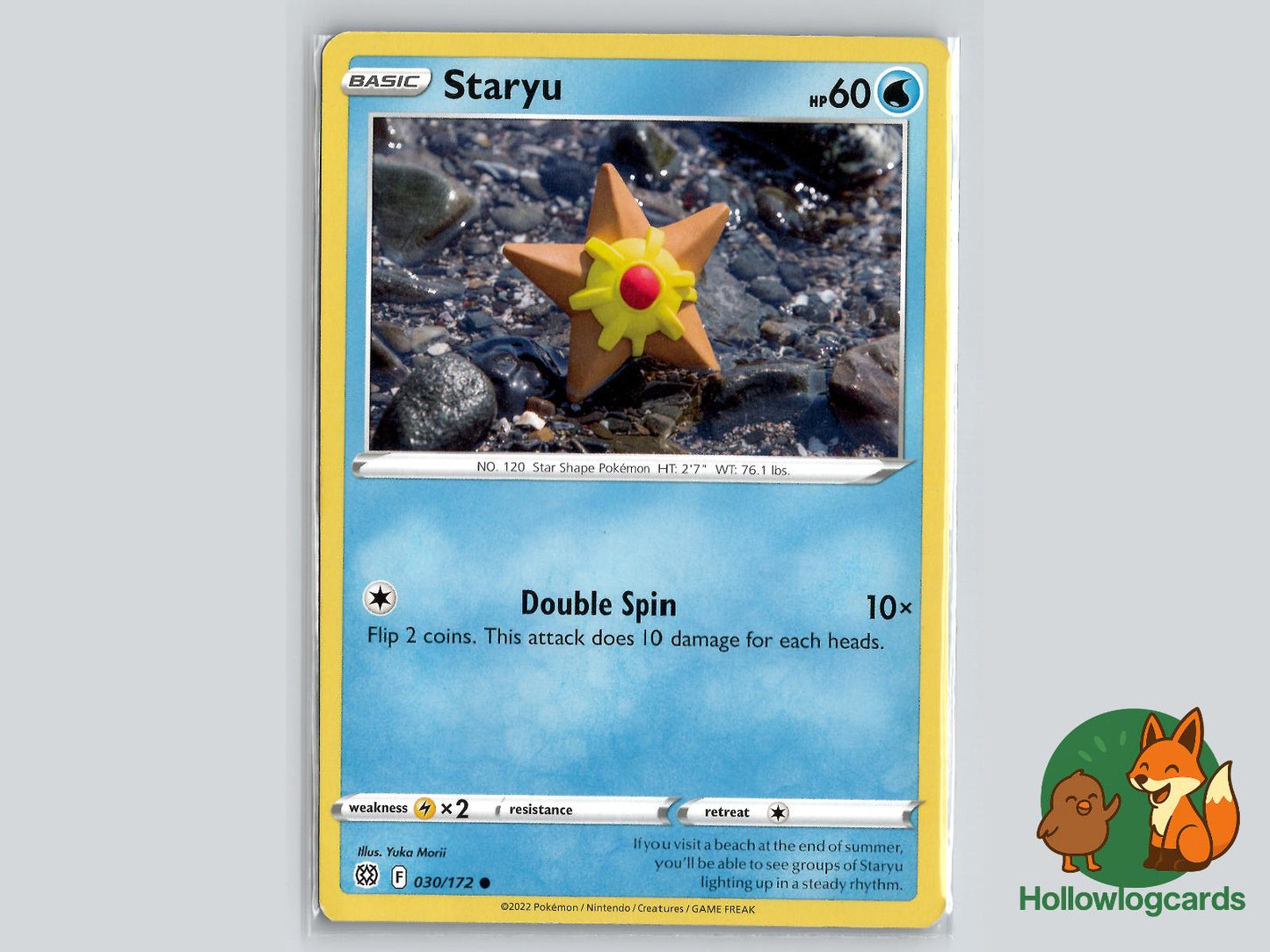 Staryu (030/172) - Brilliant Stars Pokémon Card