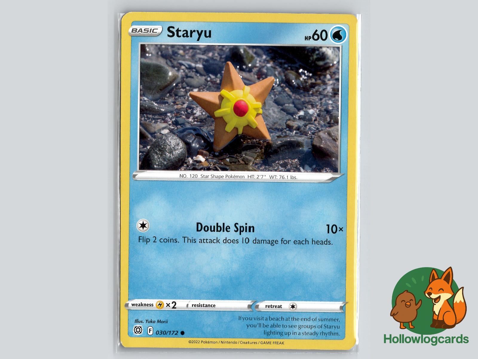Staryu (030/172) - Brilliant Stars Pokémon Card