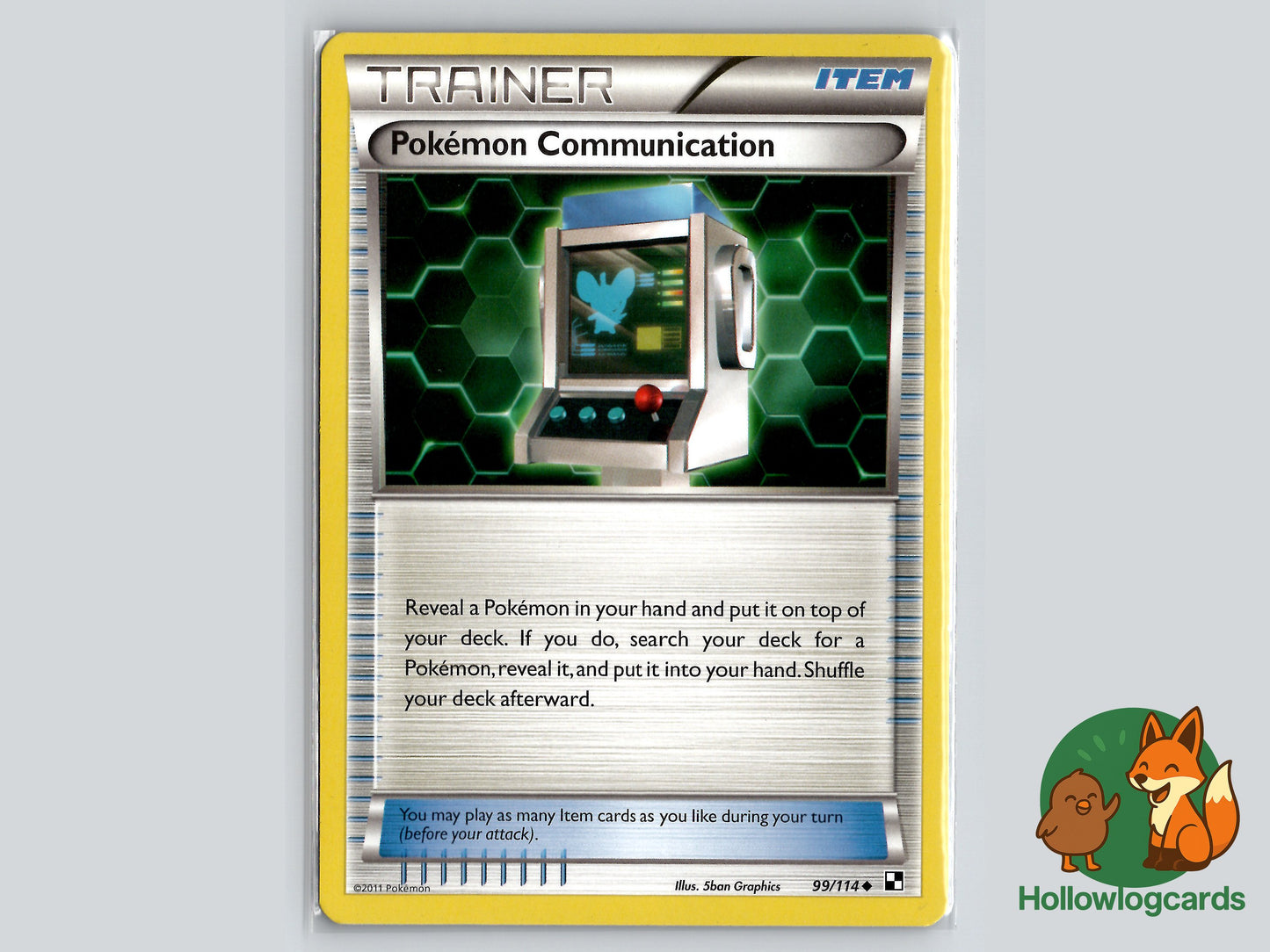 Image of Pokemon Communication Black and White (BLW) #99