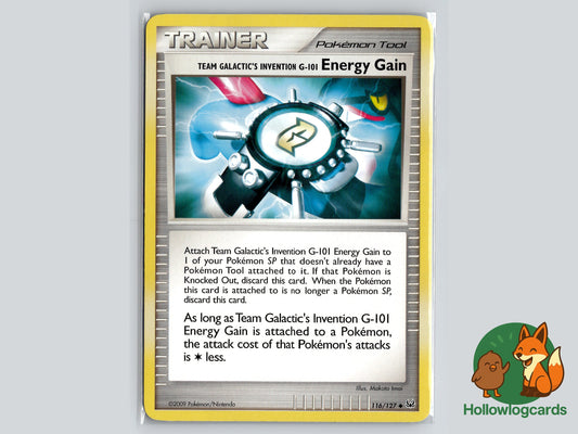 Image of Team Galactics Invention G-101 Energy Gain Platinum (PL) #116