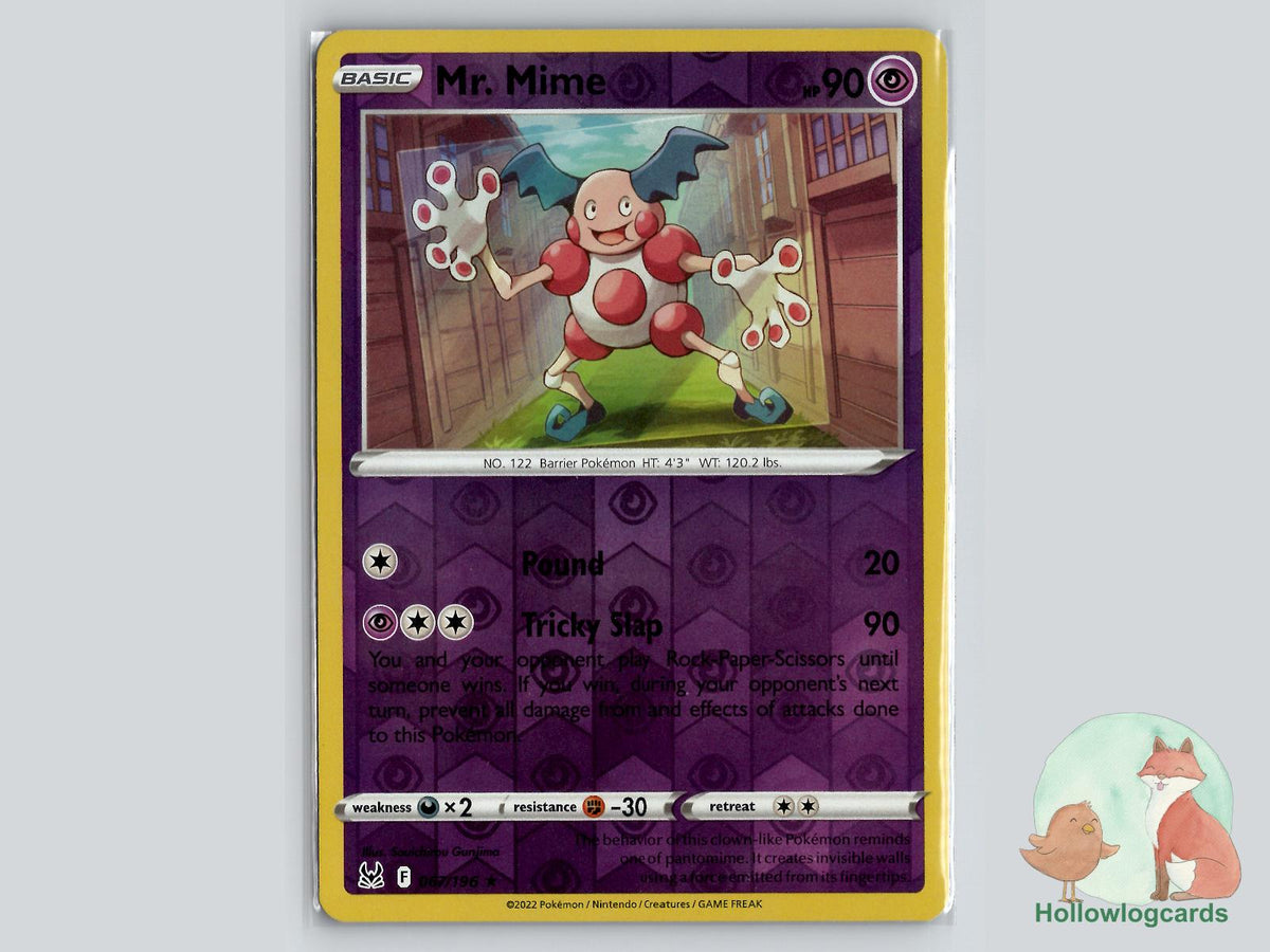 Mr. Mime (067/196) - Lost Origin Pokémon Card