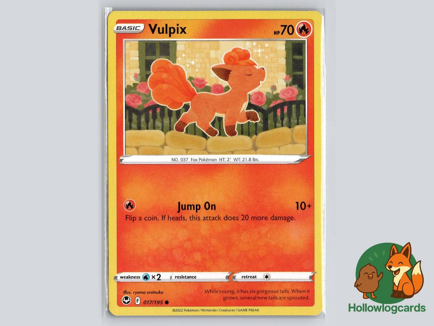 Vulpix (017/195) - Silver Tempest Pokémon Card