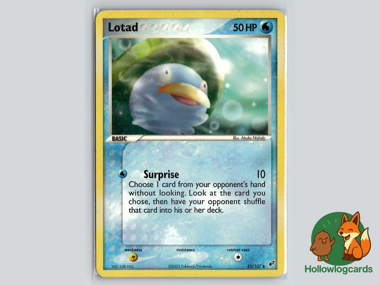 Lotad (35/107) - Deoxys Pokémon Card