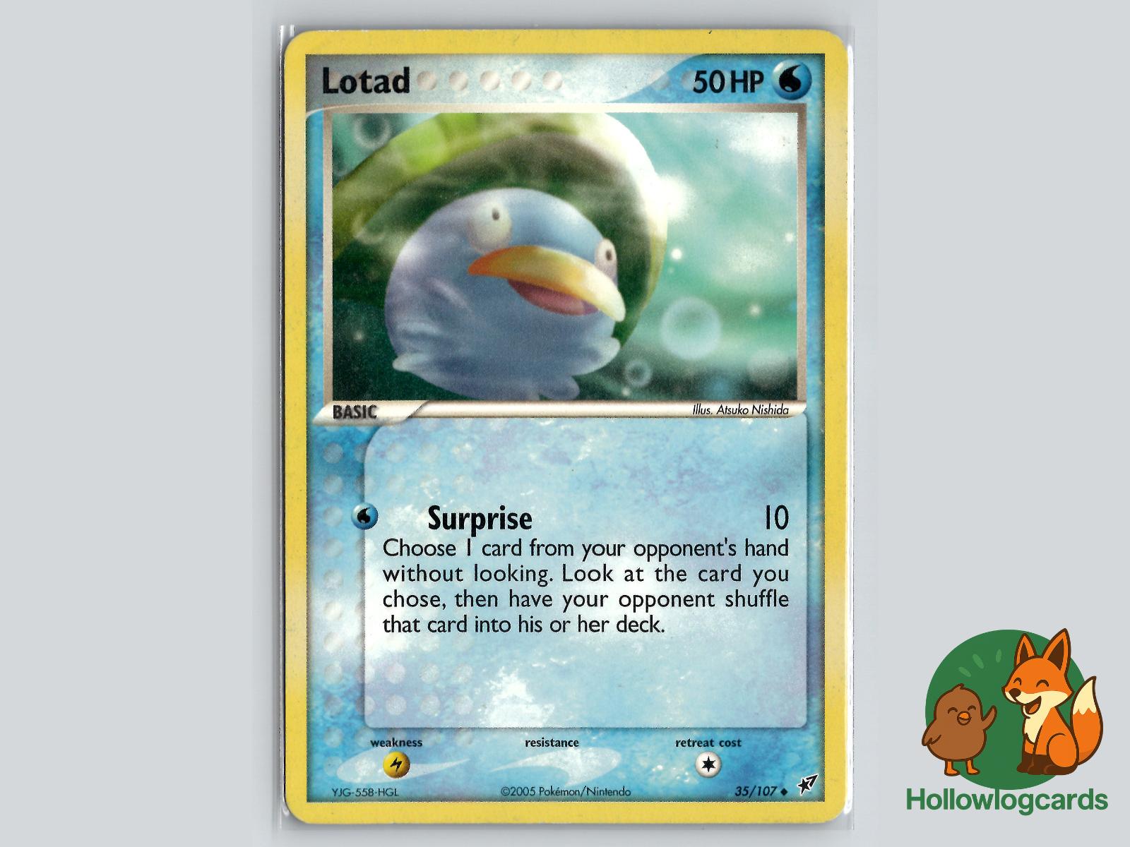 Lotad (35/107) - Deoxys Pokémon Card