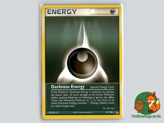 Darkness Energy (87/108) - Power Keepers Pokémon Card