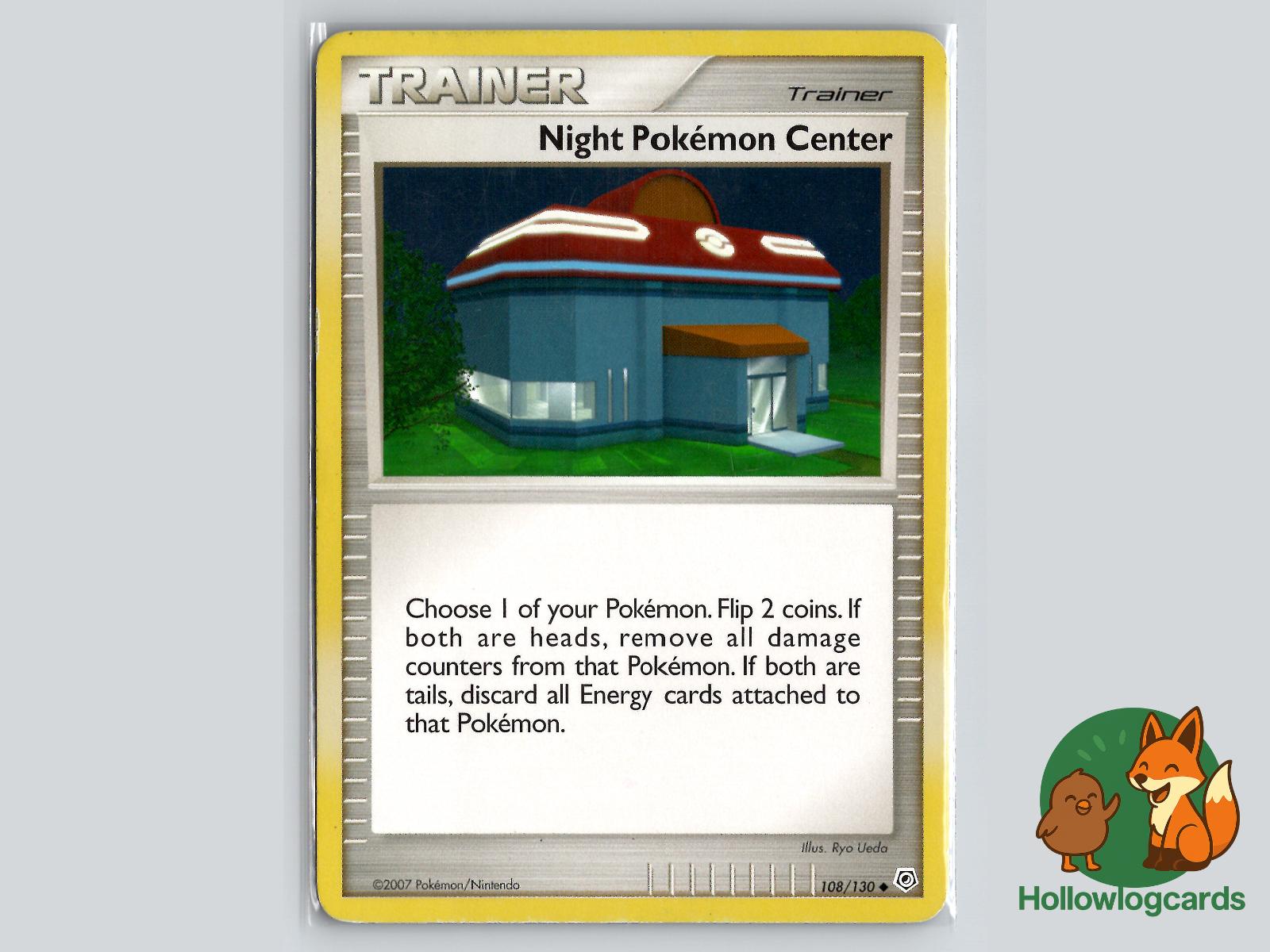 Night Pokemon Center (108/130) - Diamond & Pearl Pokémon Card