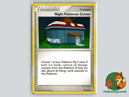 Night Pokemon Center (108/130) - Diamond & Pearl Pokémon Card