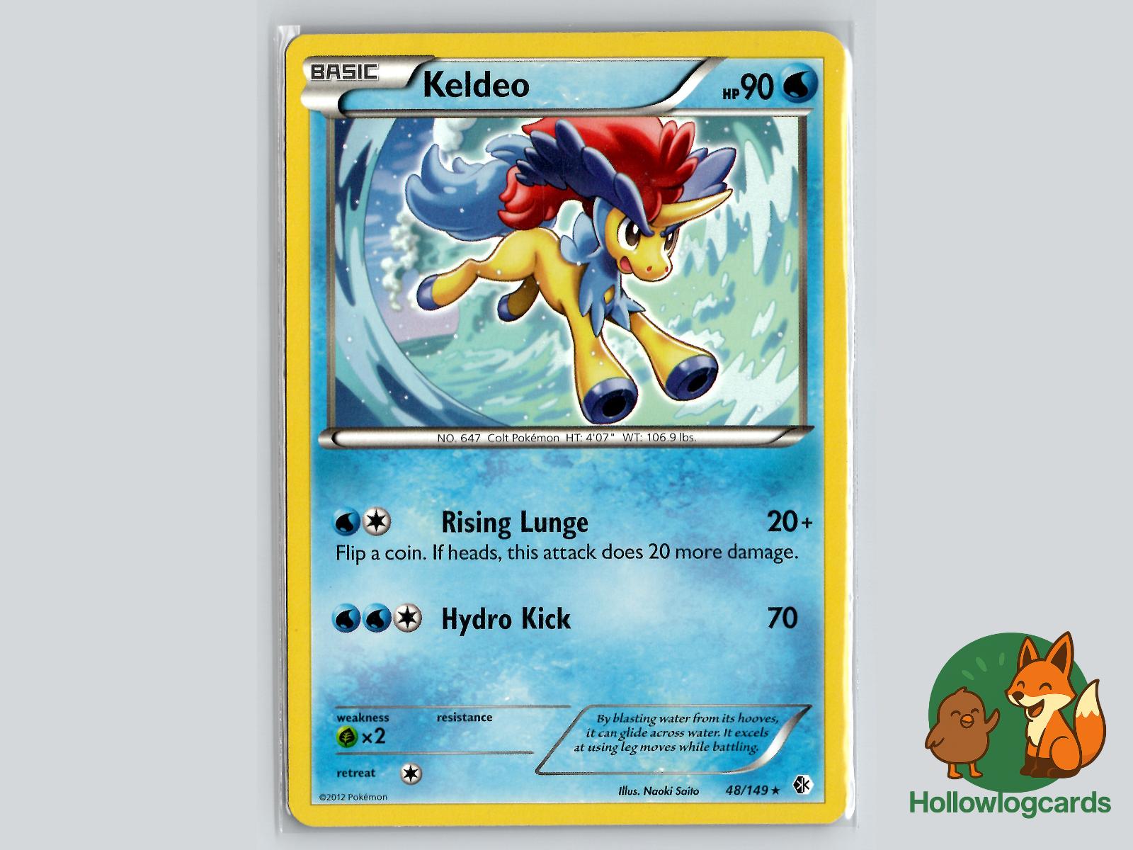 Keldeo (48/149) - Boundaries Crossed Pokémon Card