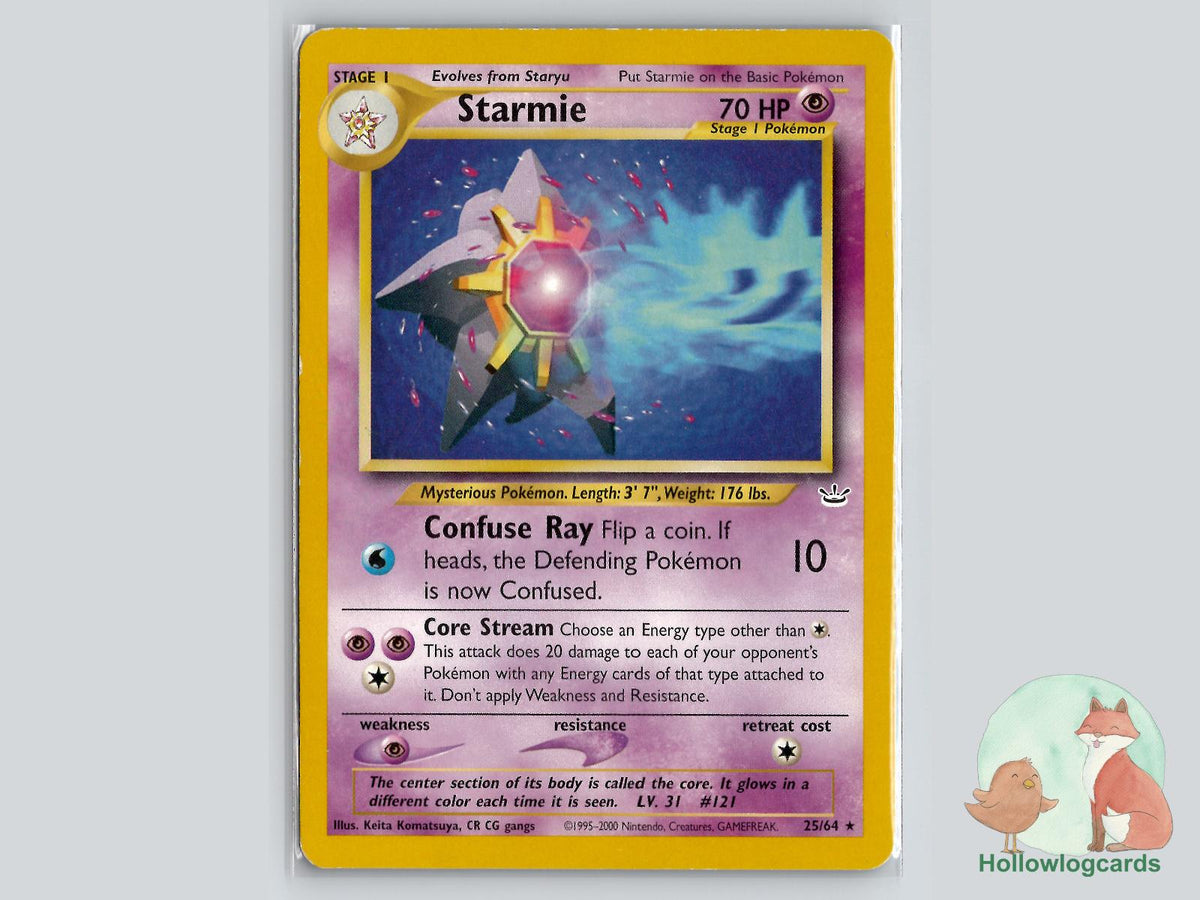 Starmie (25/64) - Neo Revelation Pokémon Card