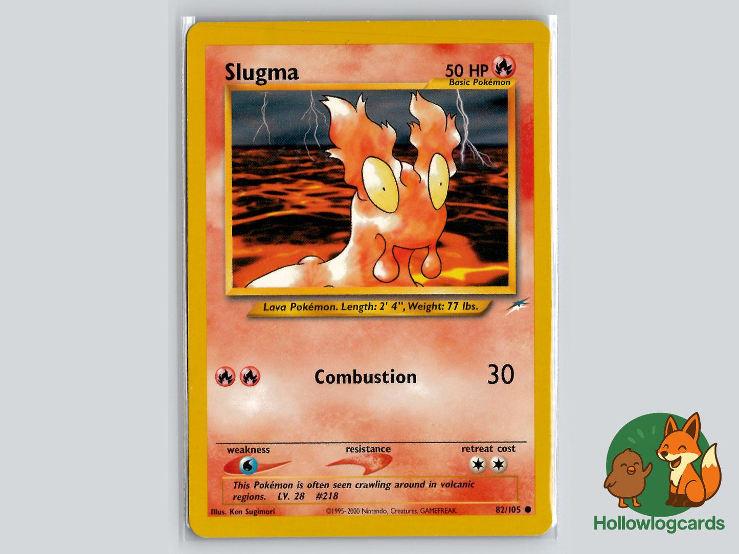 Slugma (82/105) - Neo Destiny Pokémon Card