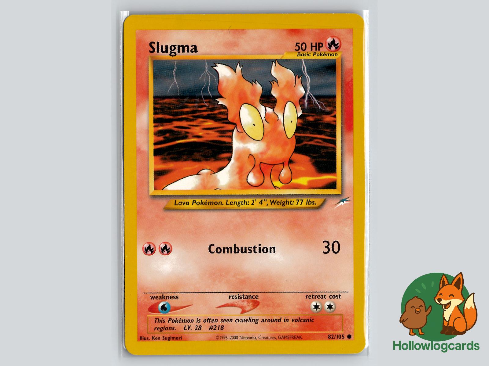 Slugma (82/105) - Neo Destiny Pokémon Card