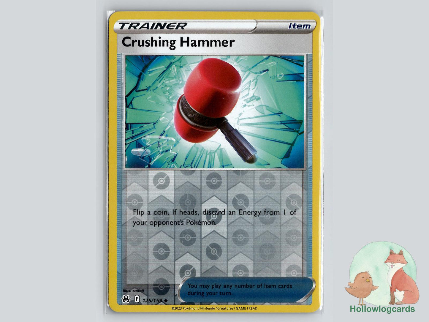 Crushing Hammer (125/159) - Crown Zenith Pokémon Card