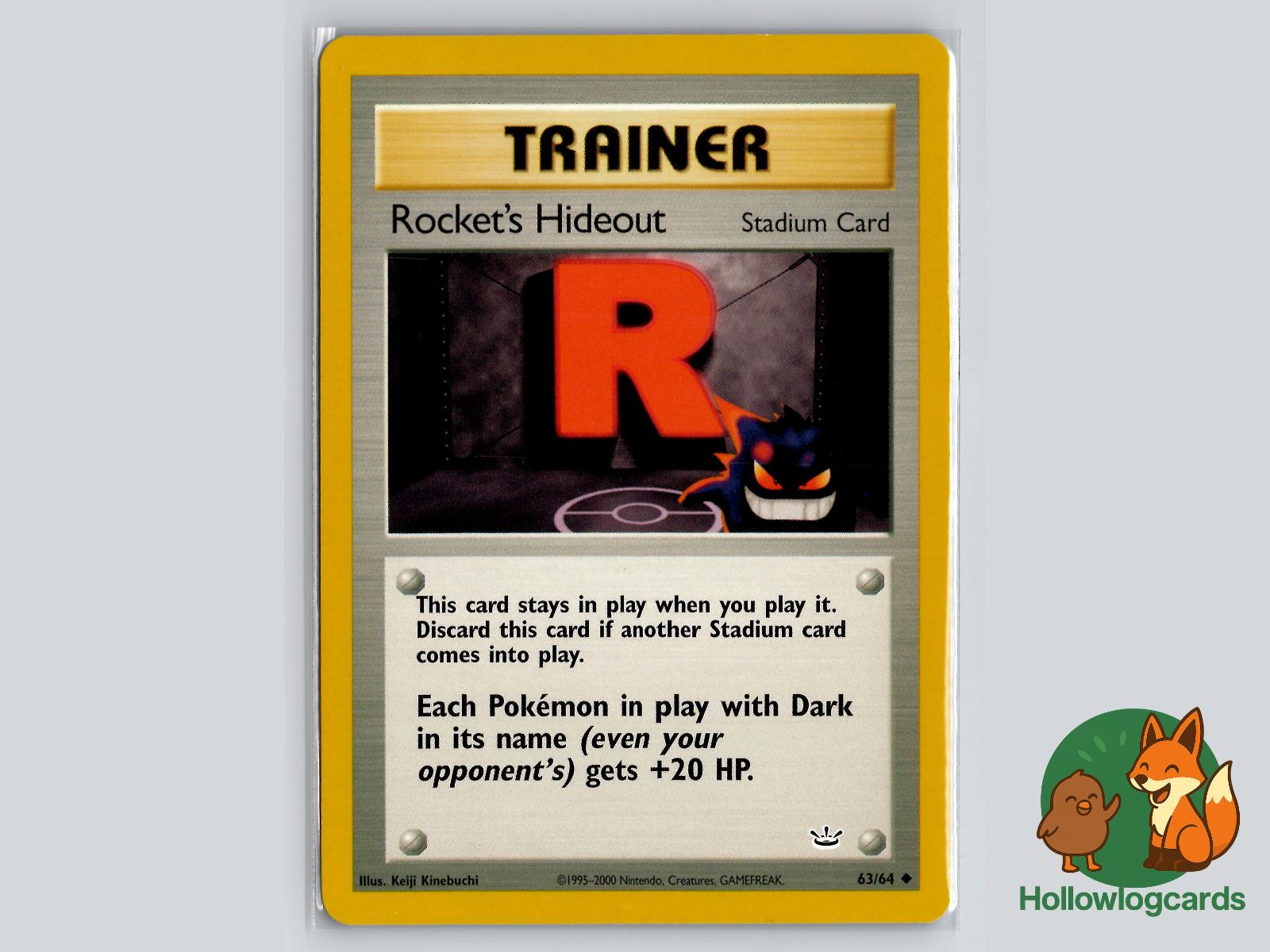 Rocket's Hideout (63/64) - Neo Revelation Pokémon Card