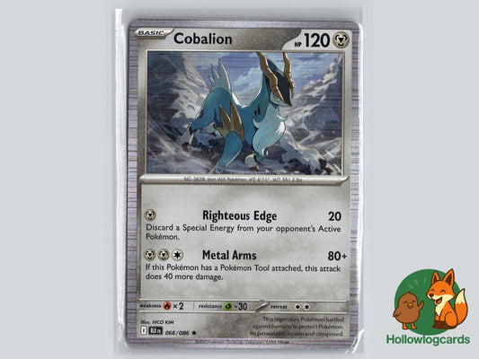 Cobalion (066/086) - Black Bolt Pokémon Card