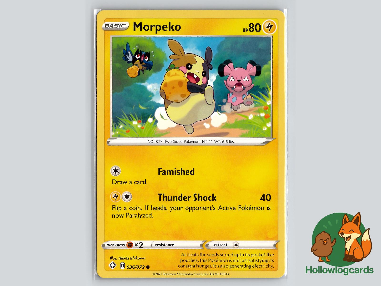 Morpeko (036/072) - Shining Fates Pokémon Card