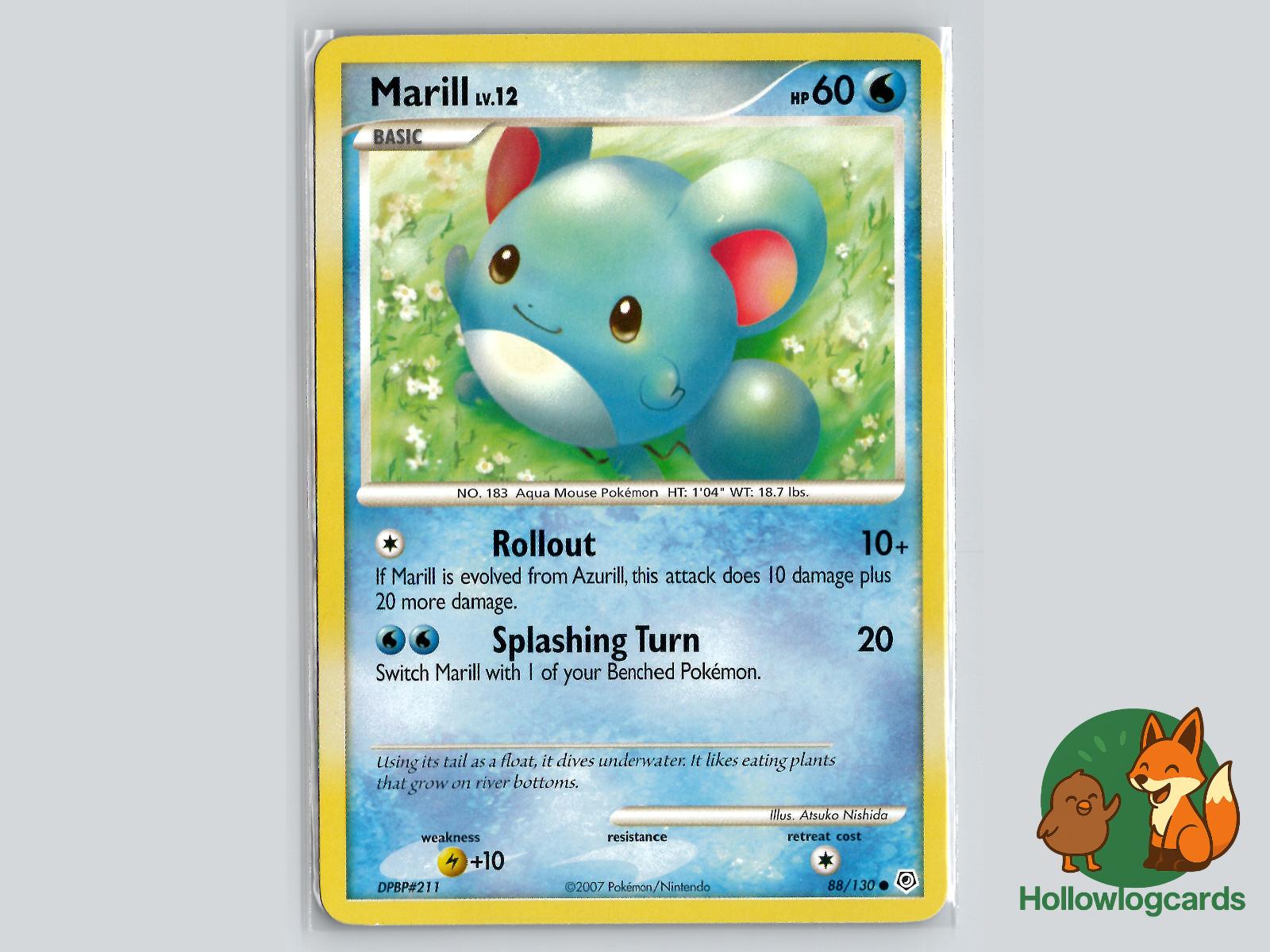 Marill (88/130) - Diamond & Pearl Pokémon Card
