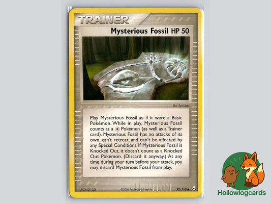 Mysterious Fossil (79/92) - Legend Maker Pokémon Card