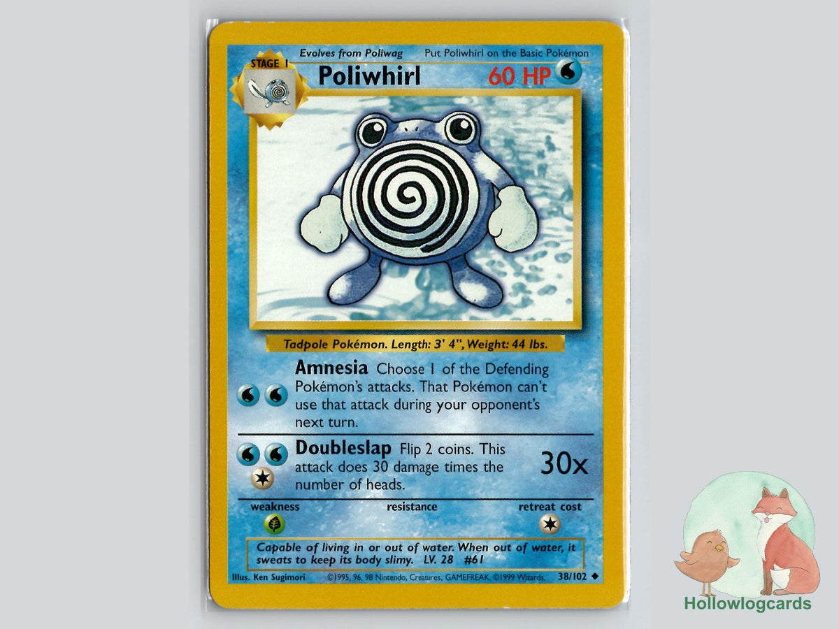 Poliwhirl (38/102) - Base Pokémon Card