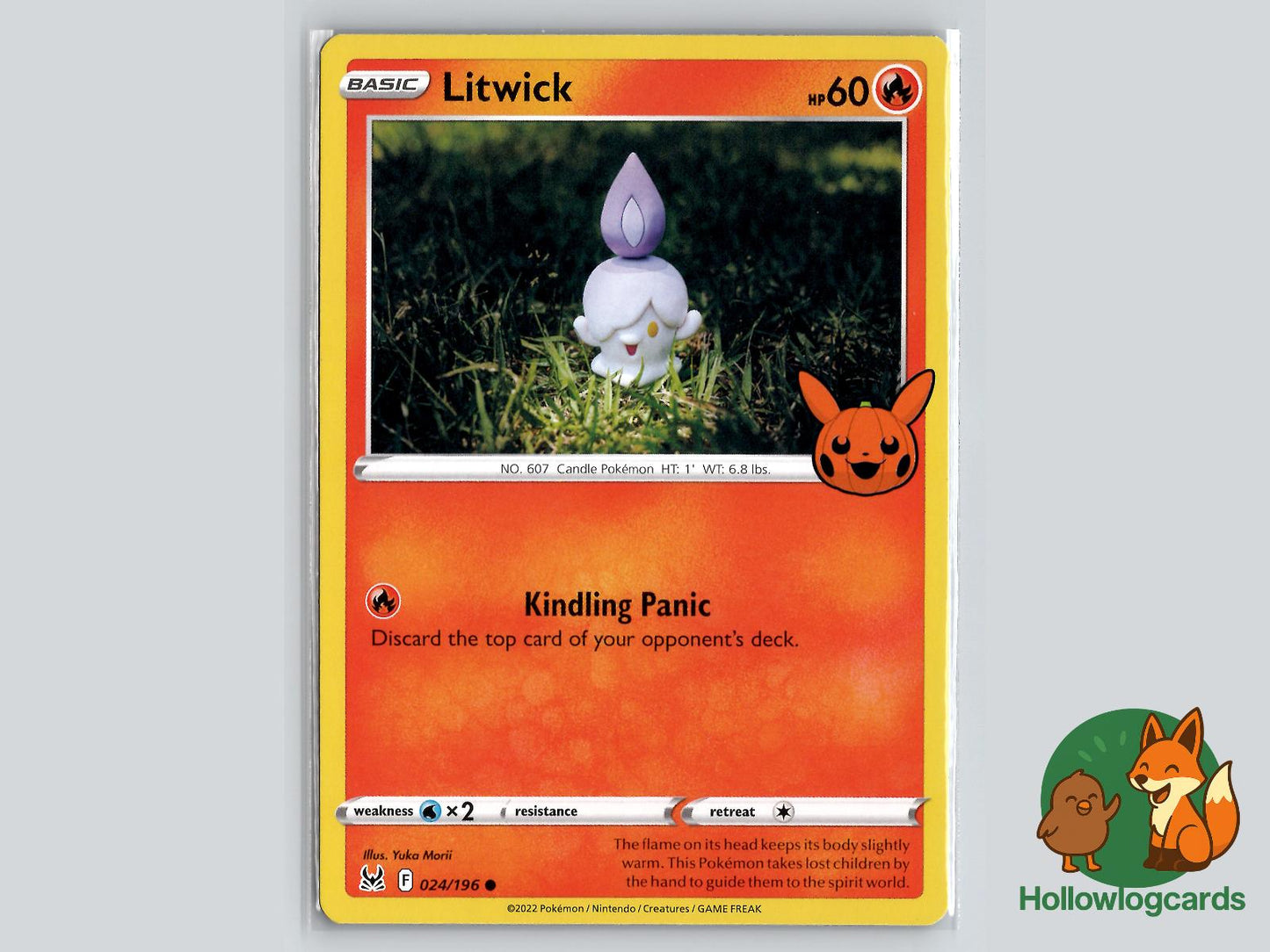 Litwick (024/196) Pokémon Card