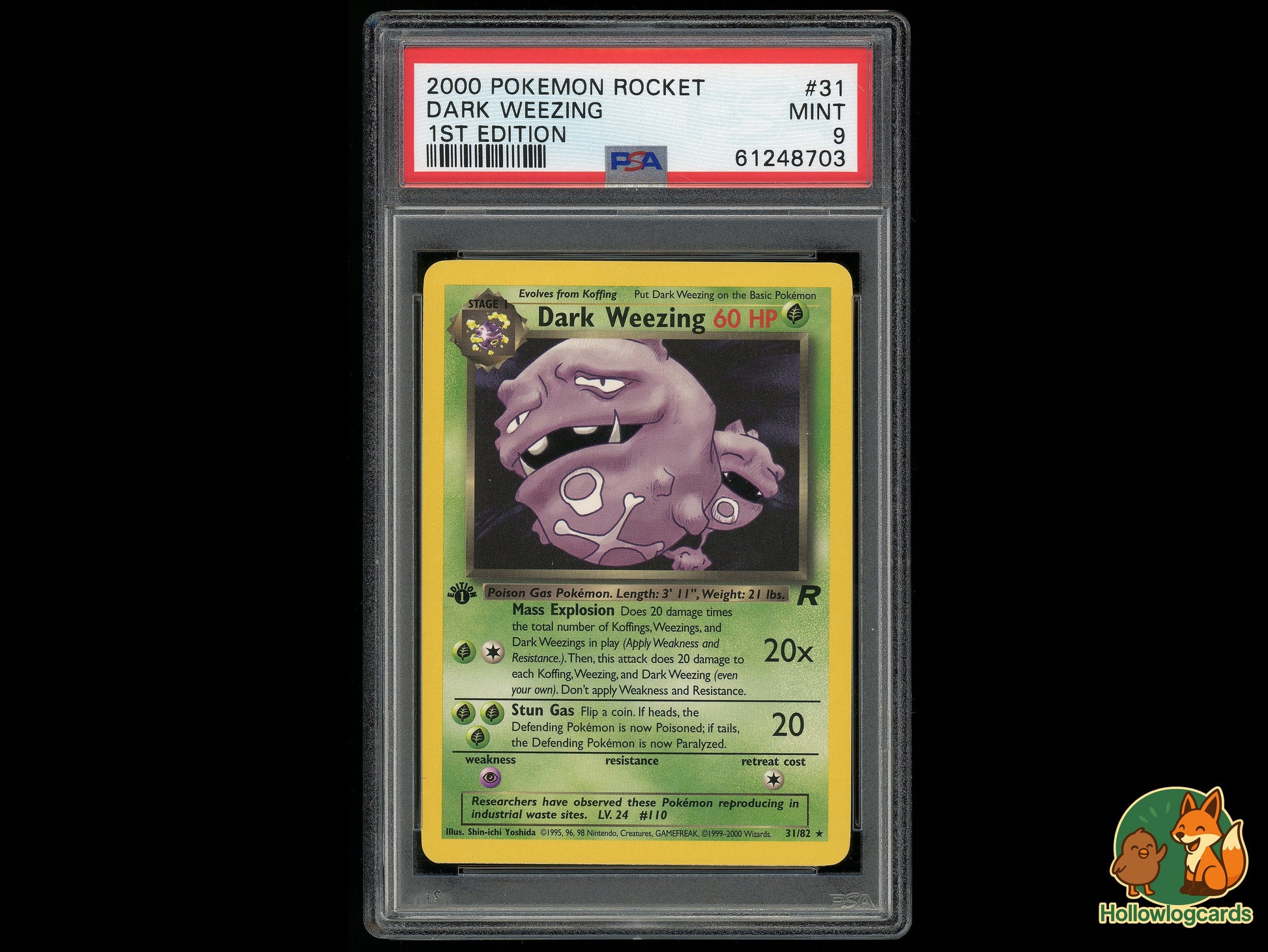 Image of Dark Weezing Team Rocket (RO) #31