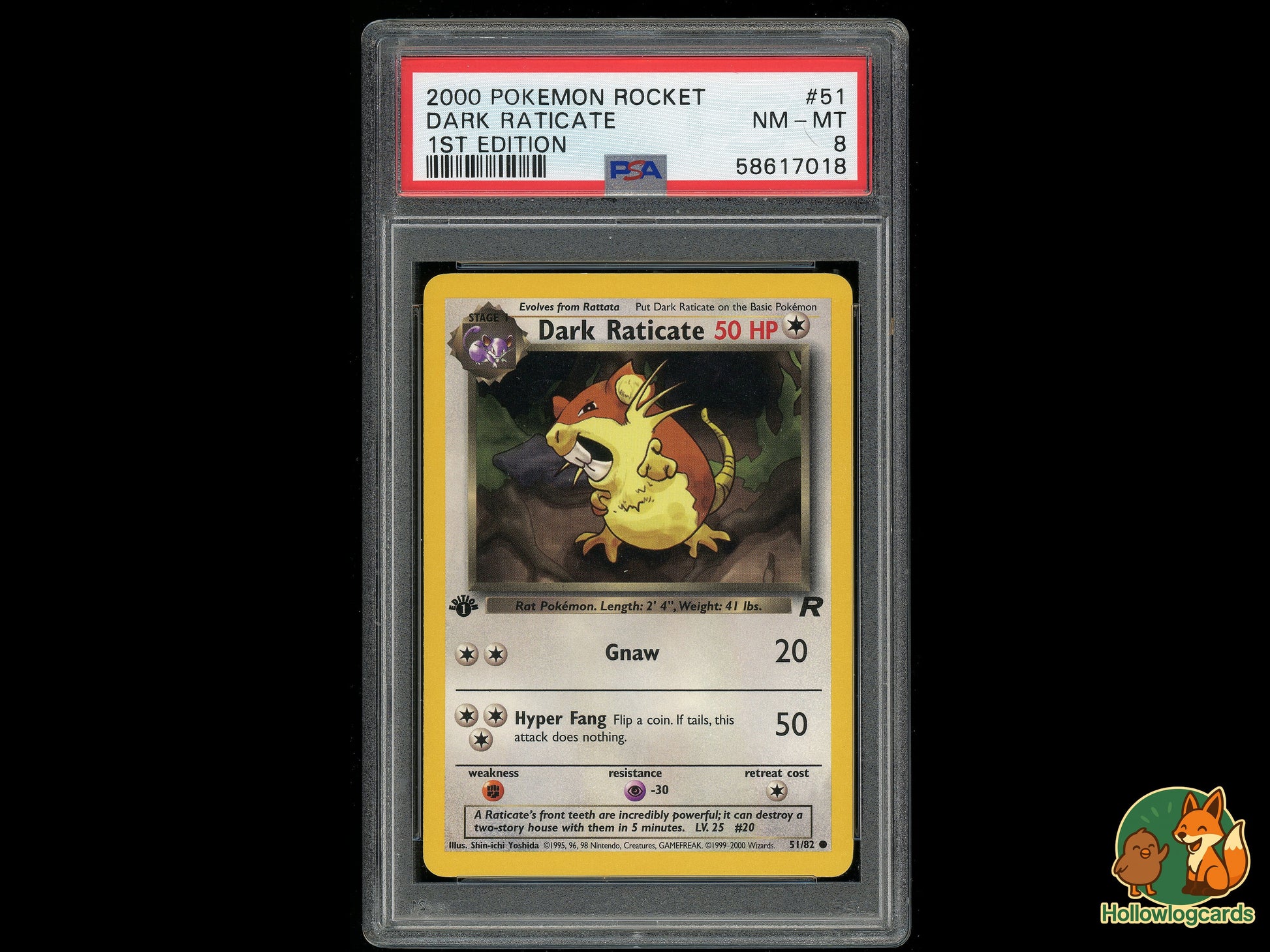 Image of Dark Raticate Team Rocket (RO) #51