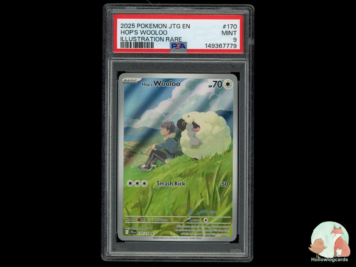 Graded Hop's Wooloo (170/159) Pokémon Card