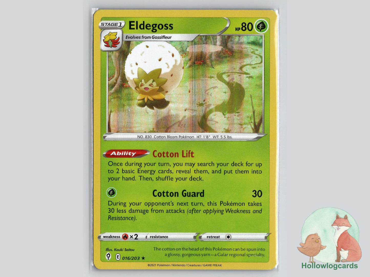 Eldegoss (016/203) - Evolving Skies Pokémon Card