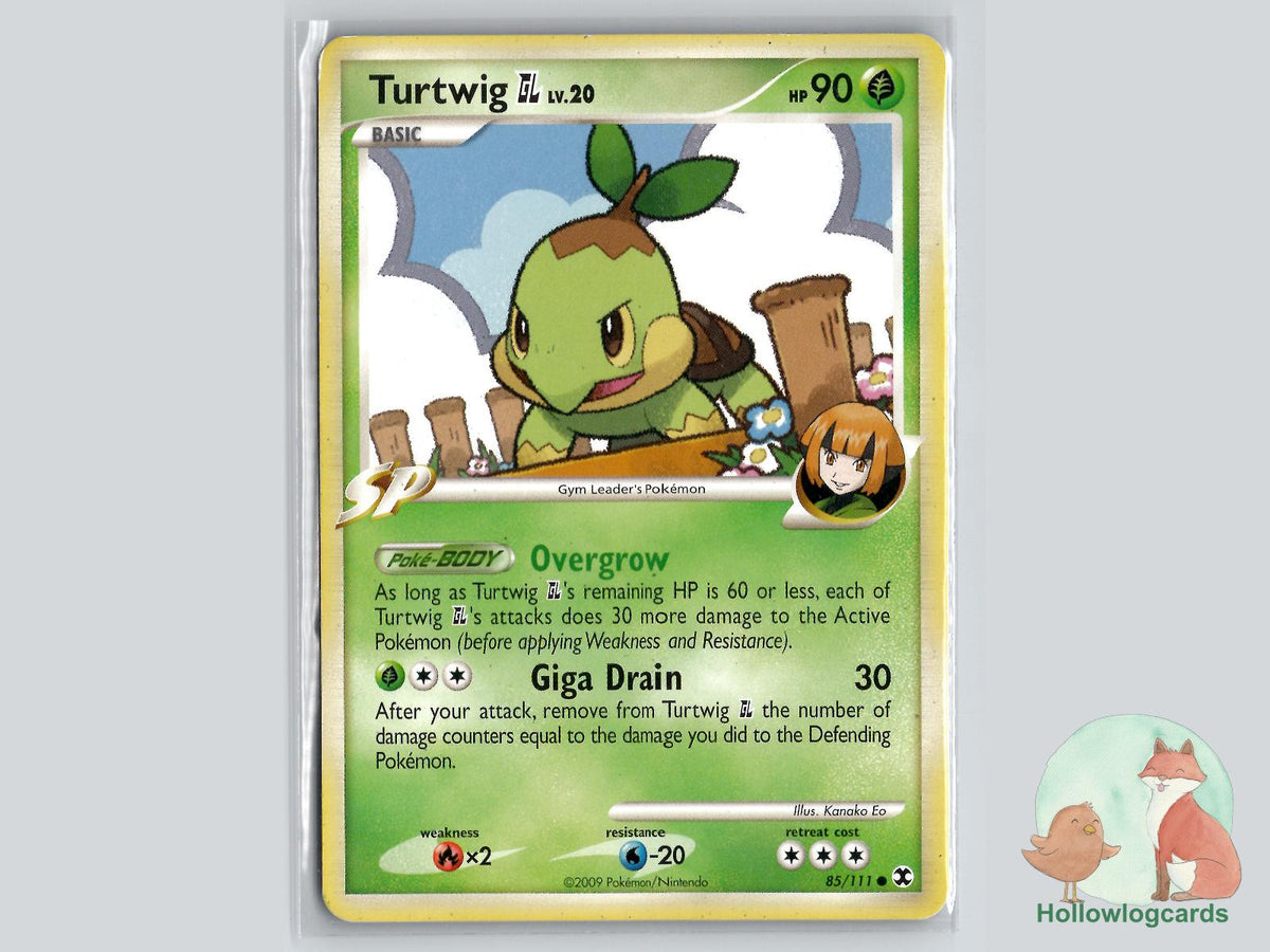 Turtwig GL (85/111) - Rising Rivals Pokémon Card