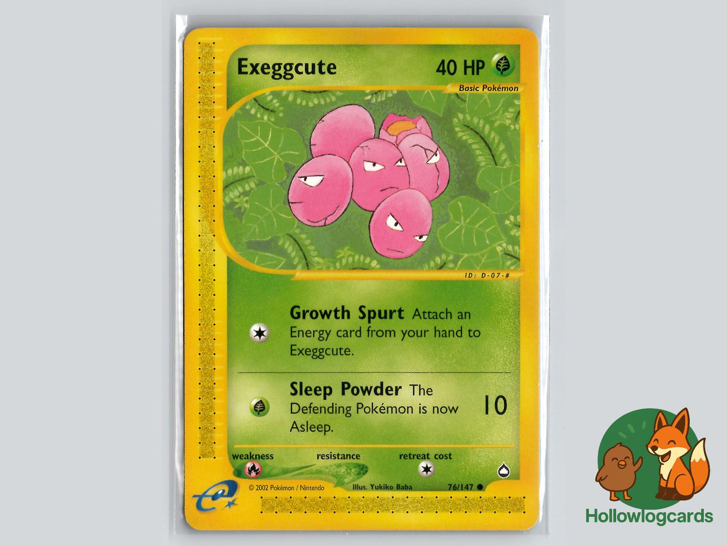 Exeggcute (76/147) - Aquapolis Pokémon Card