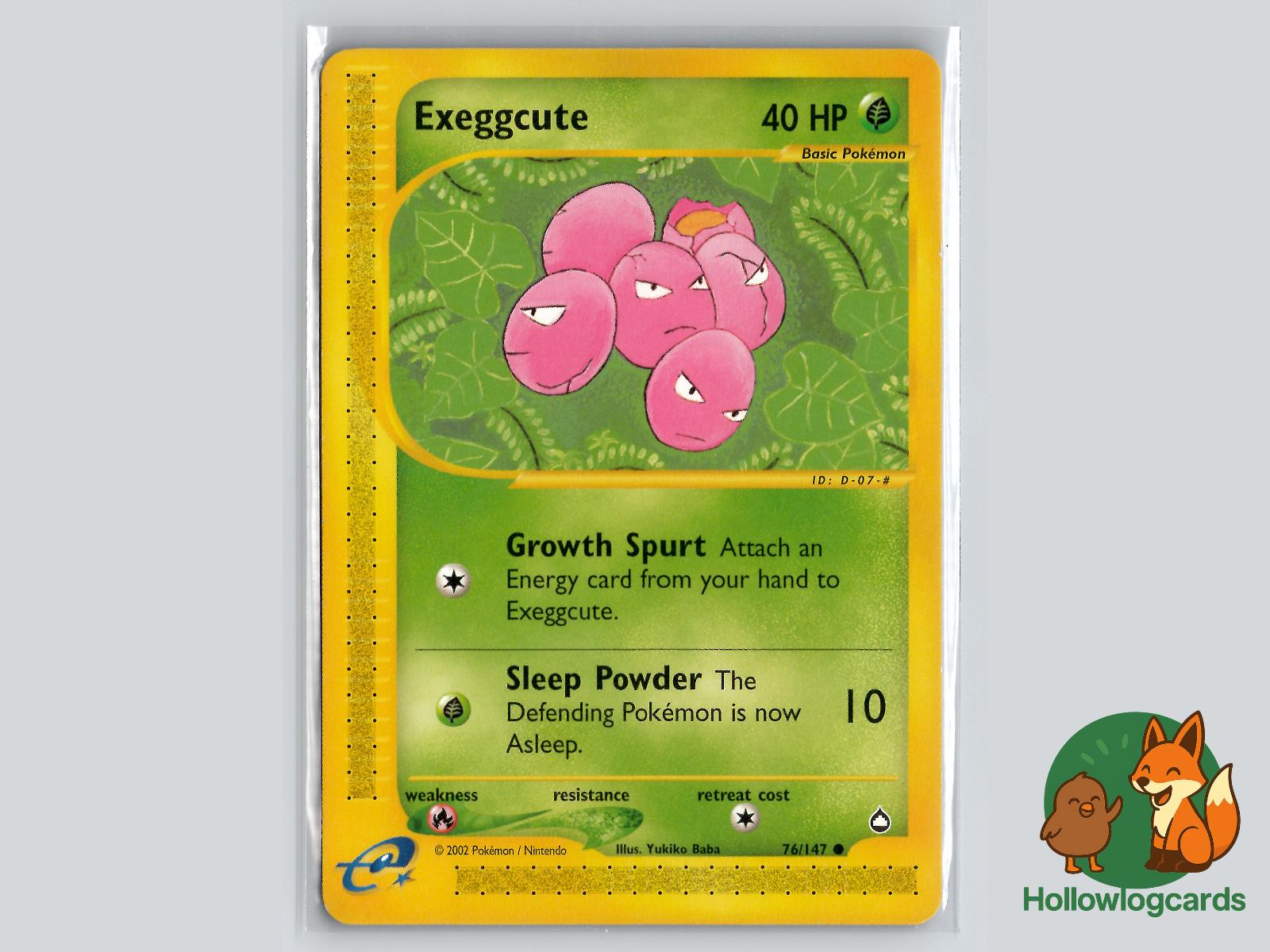 Exeggcute (76/147) - Aquapolis Pokémon Card