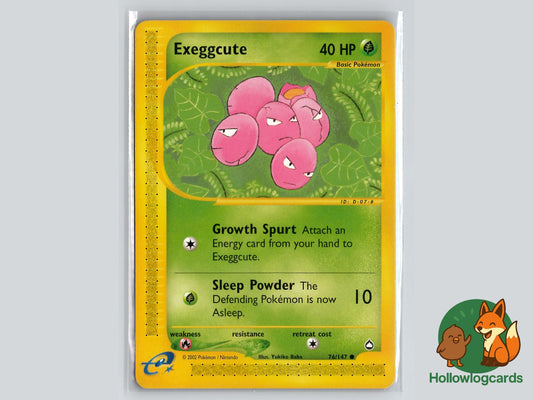 Exeggcute (76/147) - Aquapolis Pokémon Card