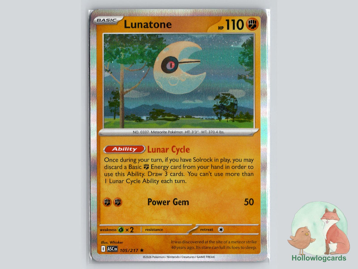 Lunatone (105/217) Pokémon Card