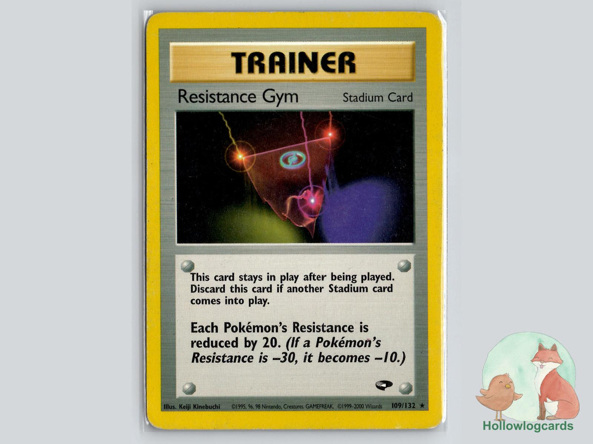 Resistance Gym (109/132) - Gym Challenge Pokémon Card