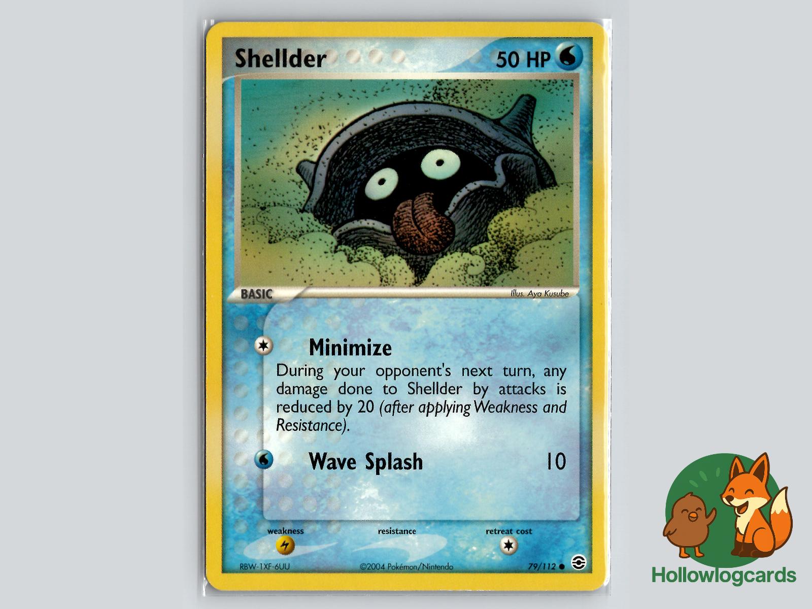 Shellder (79/112) - FireRed & LeafGreen Pokémon Card
