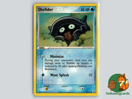 Shellder (79/112) - FireRed & LeafGreen Pokémon Card