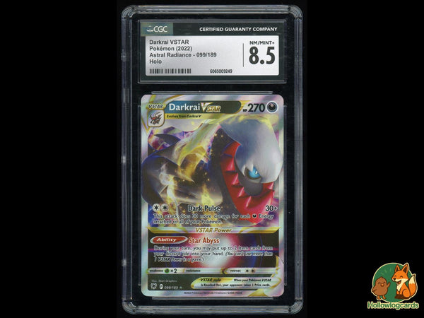 Graded Darkrai Vstar (099/189) Holo Astral Radiance - CGC Nm/Mint+ 8.5