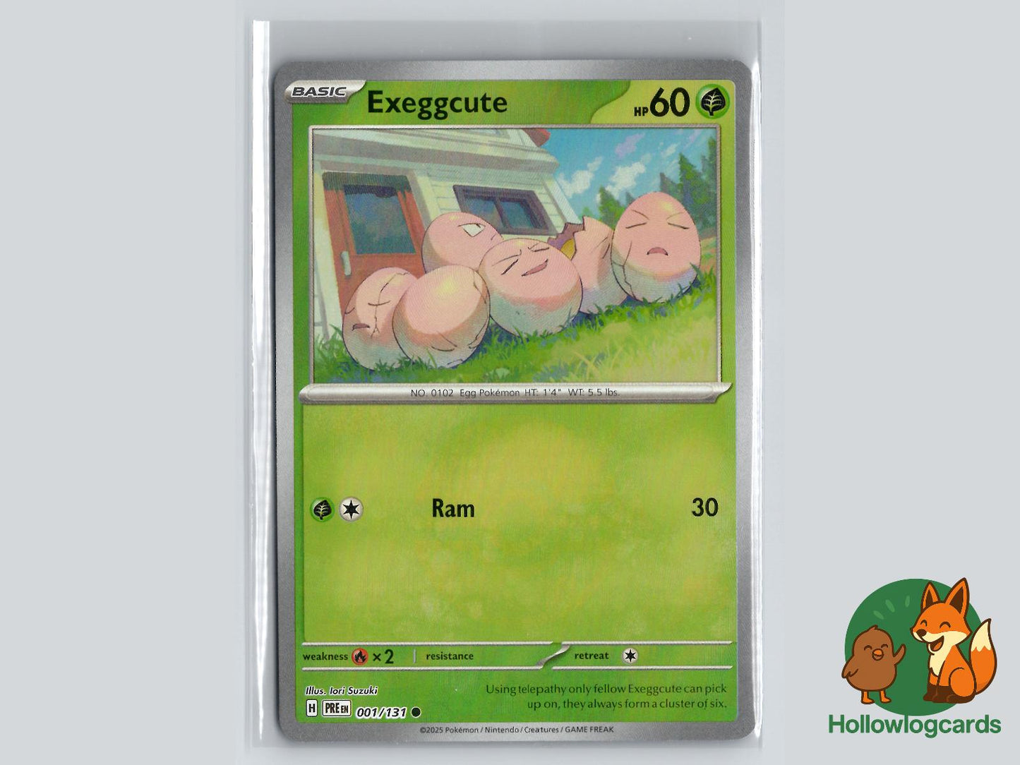 Exeggcute (001/131) - Prismatic Evolutions Pokémon Card