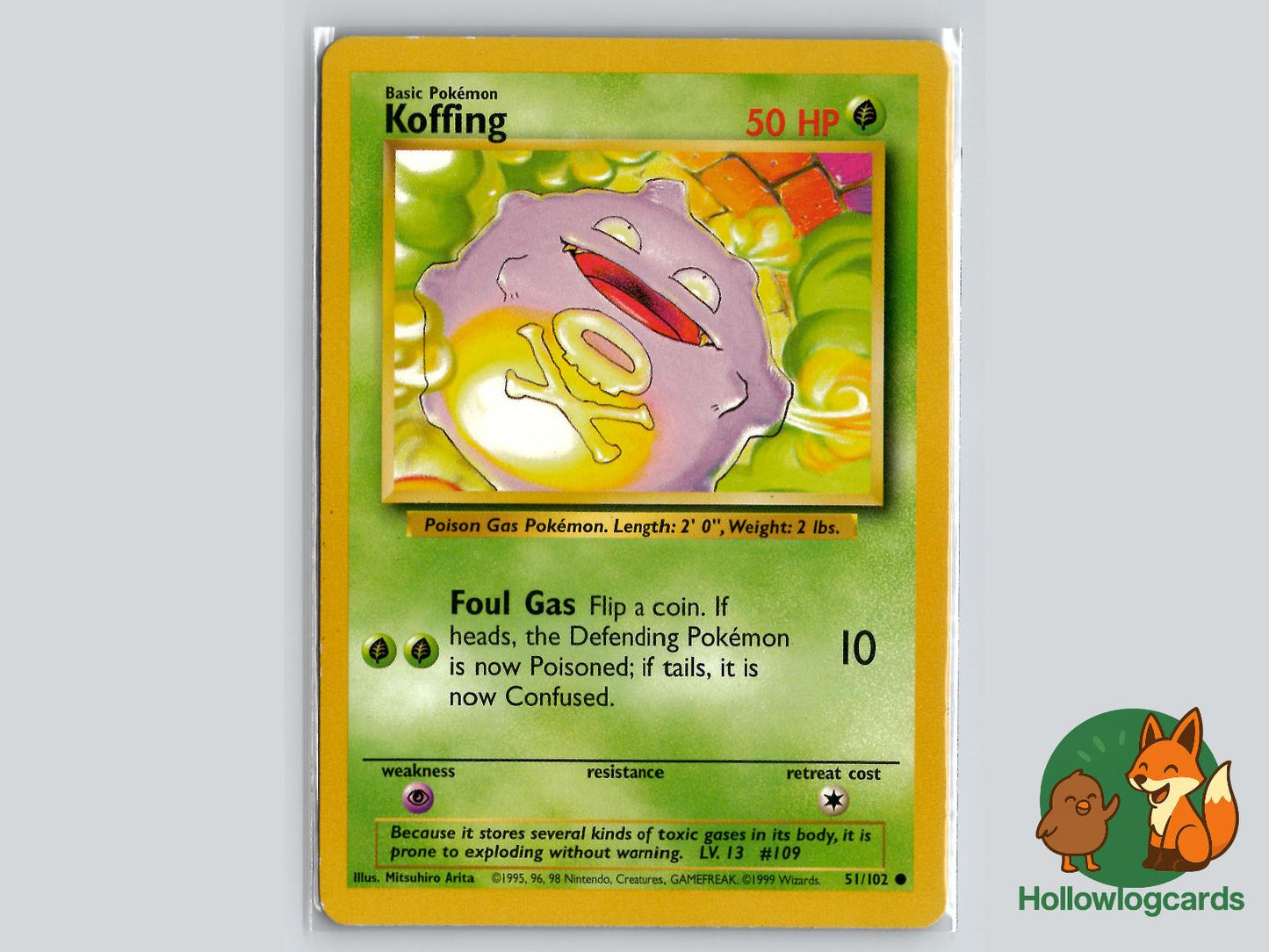 Koffing (51/102) - Base Pokémon Card
