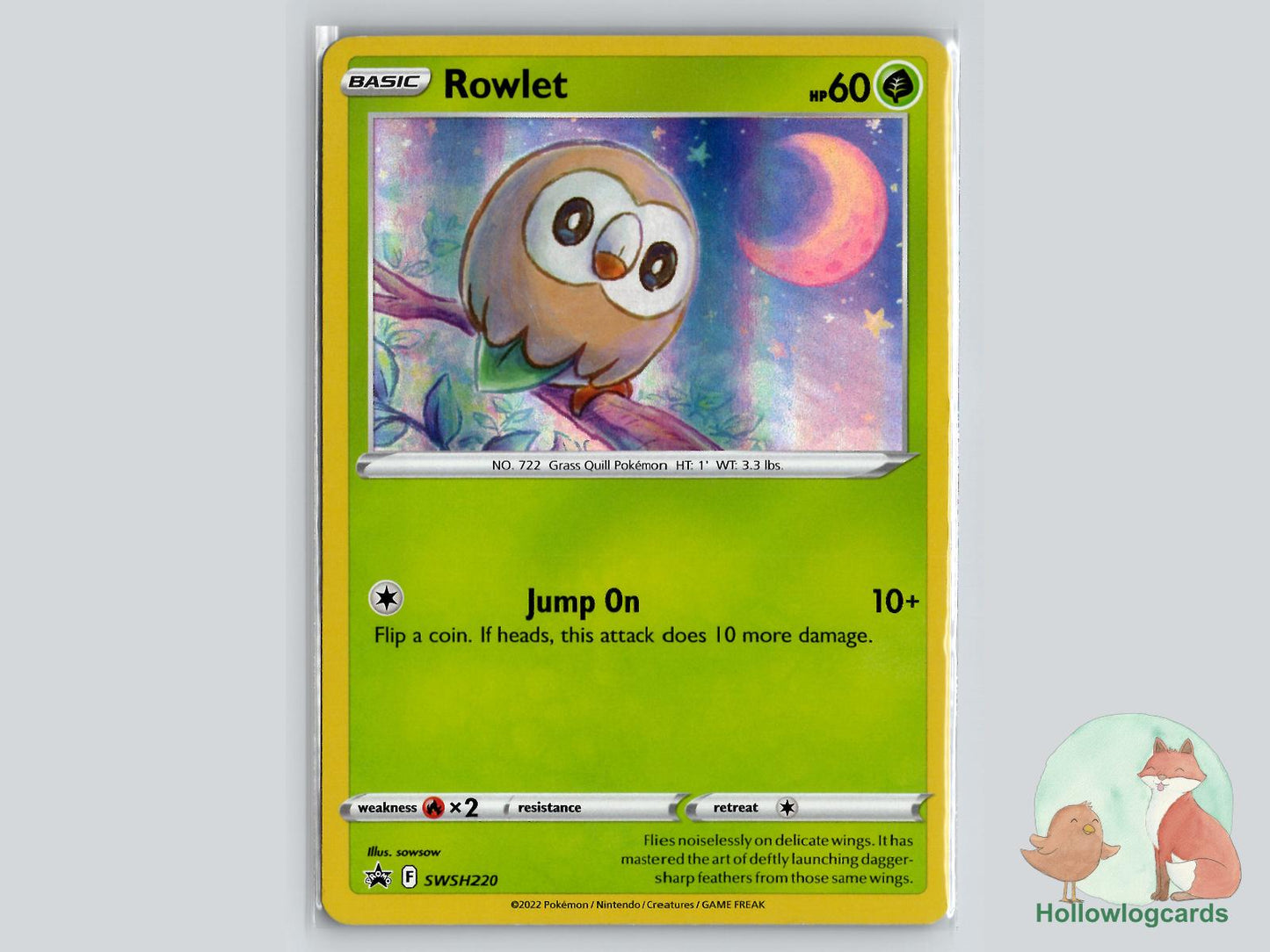 Rowlet (SWSH220) - Sword & Shield Pokémon Card