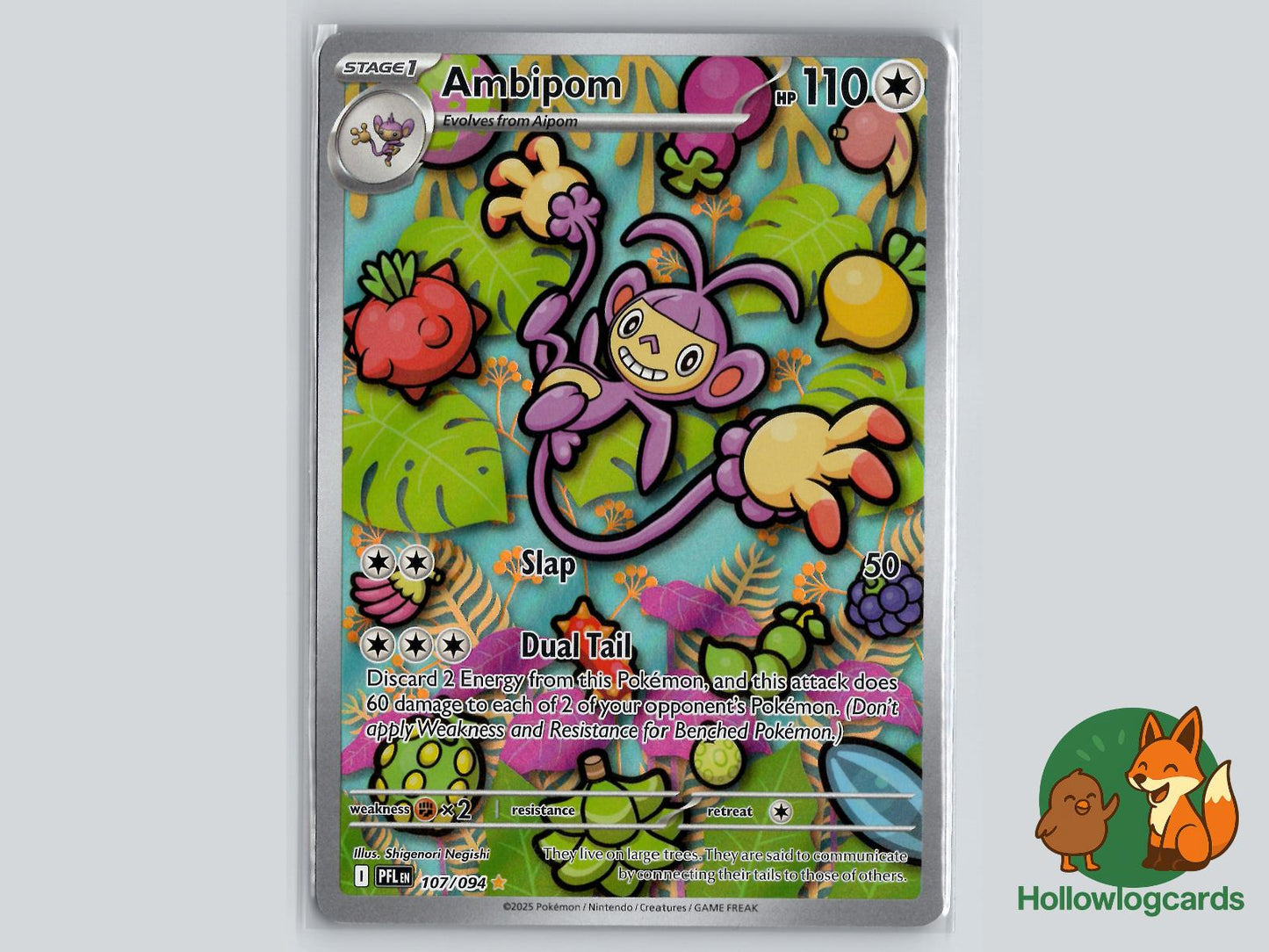 Ambipom (107/094) - Phantasmal Flames Pokémon Card