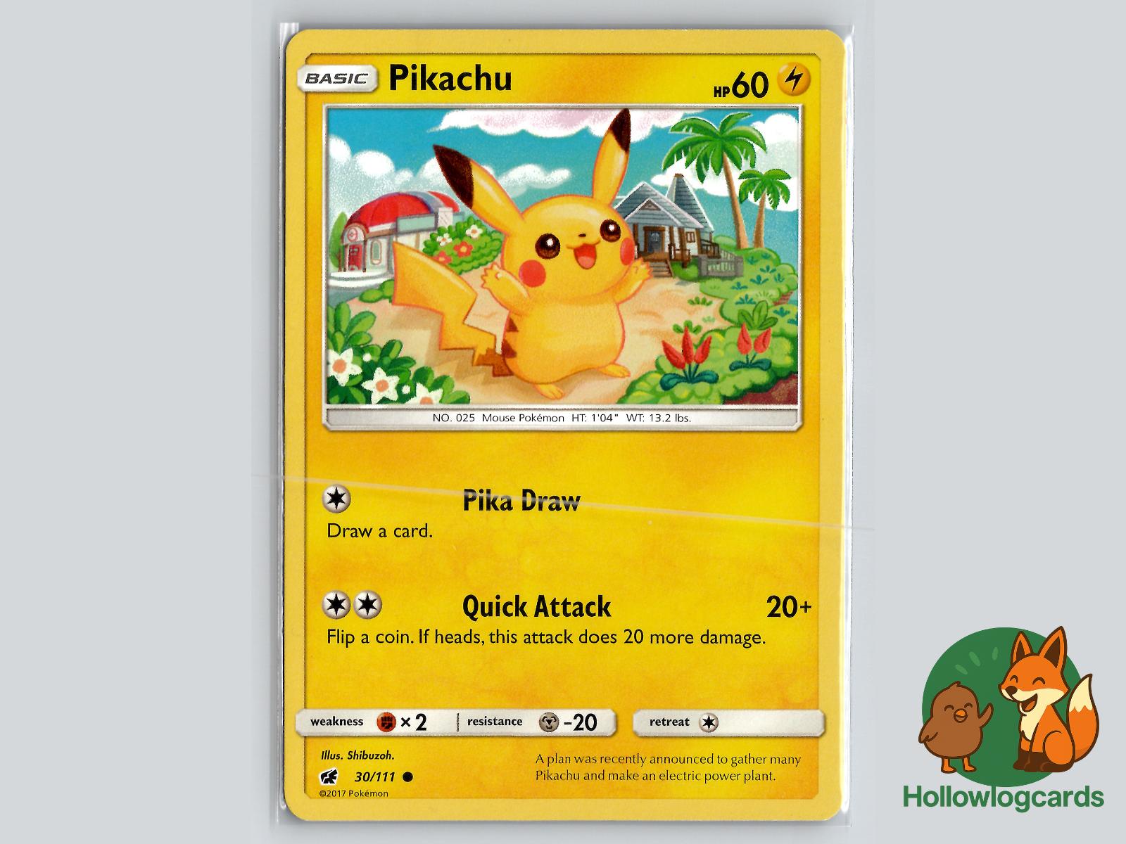 Pikachu (30/111) - Crimson Invasion Pokémon Card