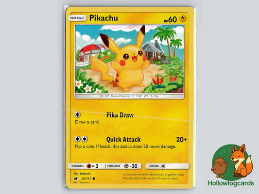 Pikachu (30/111) - Crimson Invasion Pokémon Card