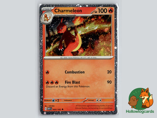Charmeleon (005/165) - 151 Pokémon Card