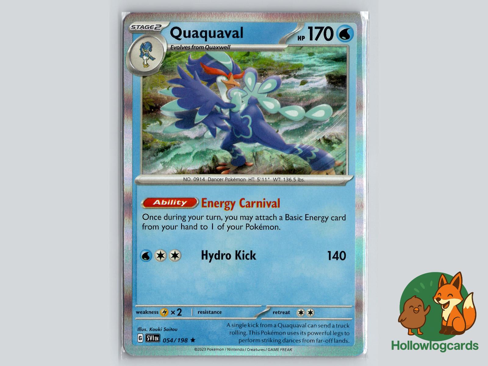 Quaquaval (054/198) - Scarlet & Violet Pokémon Card