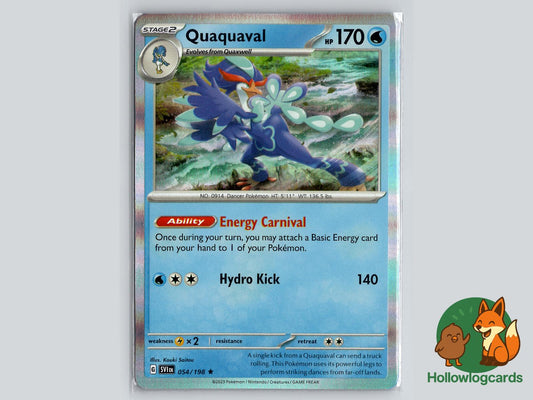 Quaquaval (054/198) - Scarlet & Violet Pokémon Card